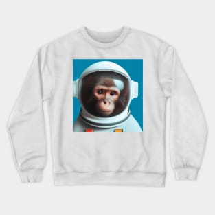 Space Monkey AI Crewneck Sweatshirt